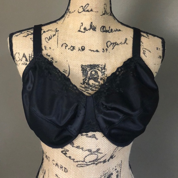 Black underwire bra vanity fair 36DD - Picture 1 of 7